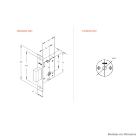 Fechadura de Porta Externa Trava Extra Stam 1001 Oxidado - 10875