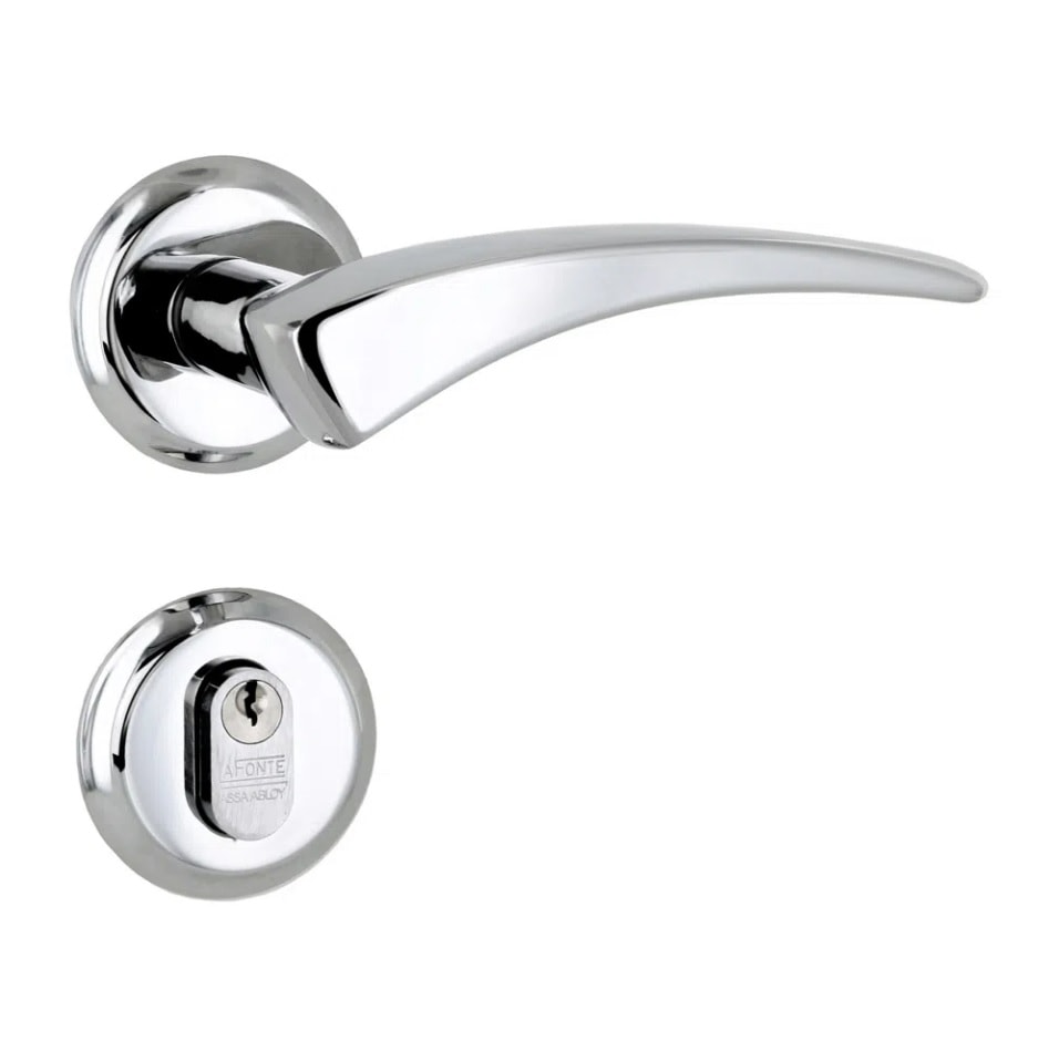 Fechadura de Porta Interna La Fonte Cromada - 42142/008