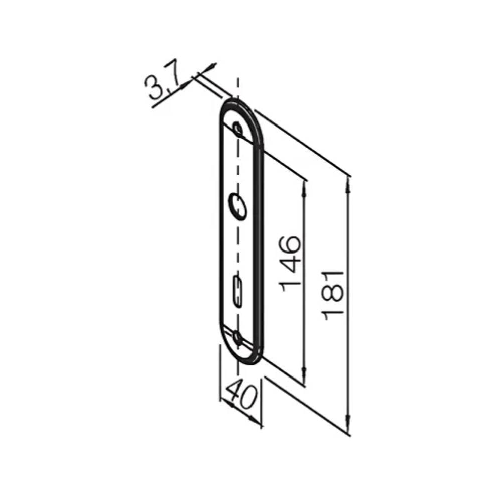 Fechadura de Porta Interna Pado Concept 401-40CI - 54021536