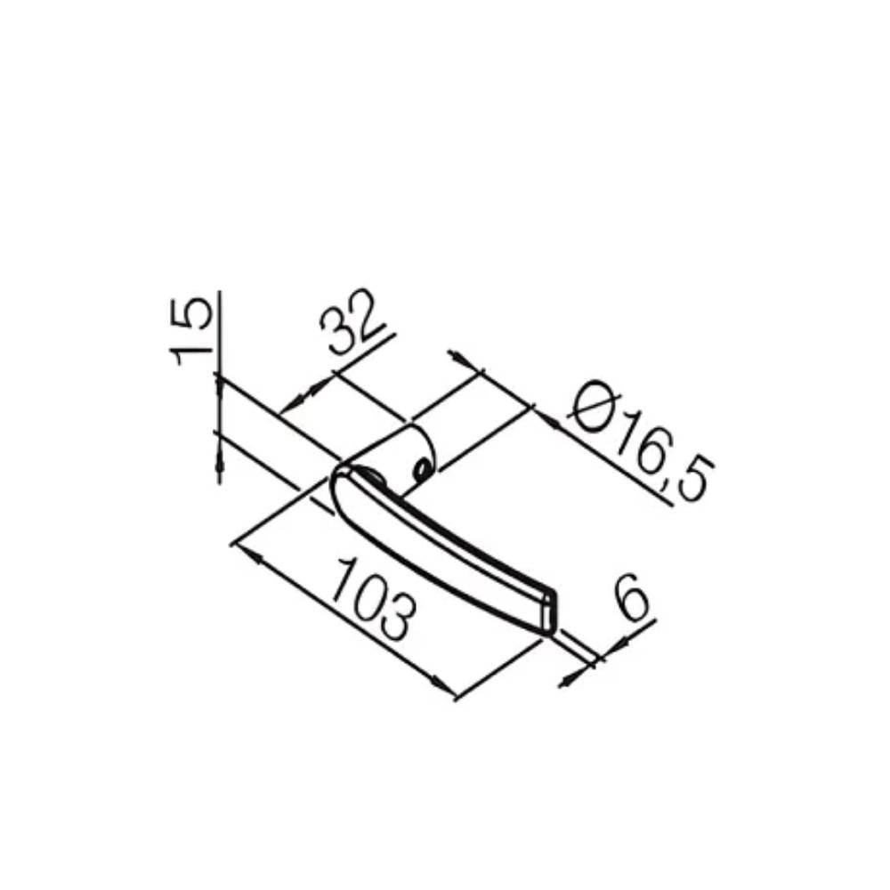 Fechadura de Porta Interna Pado Concept 401-40CI - 54021536