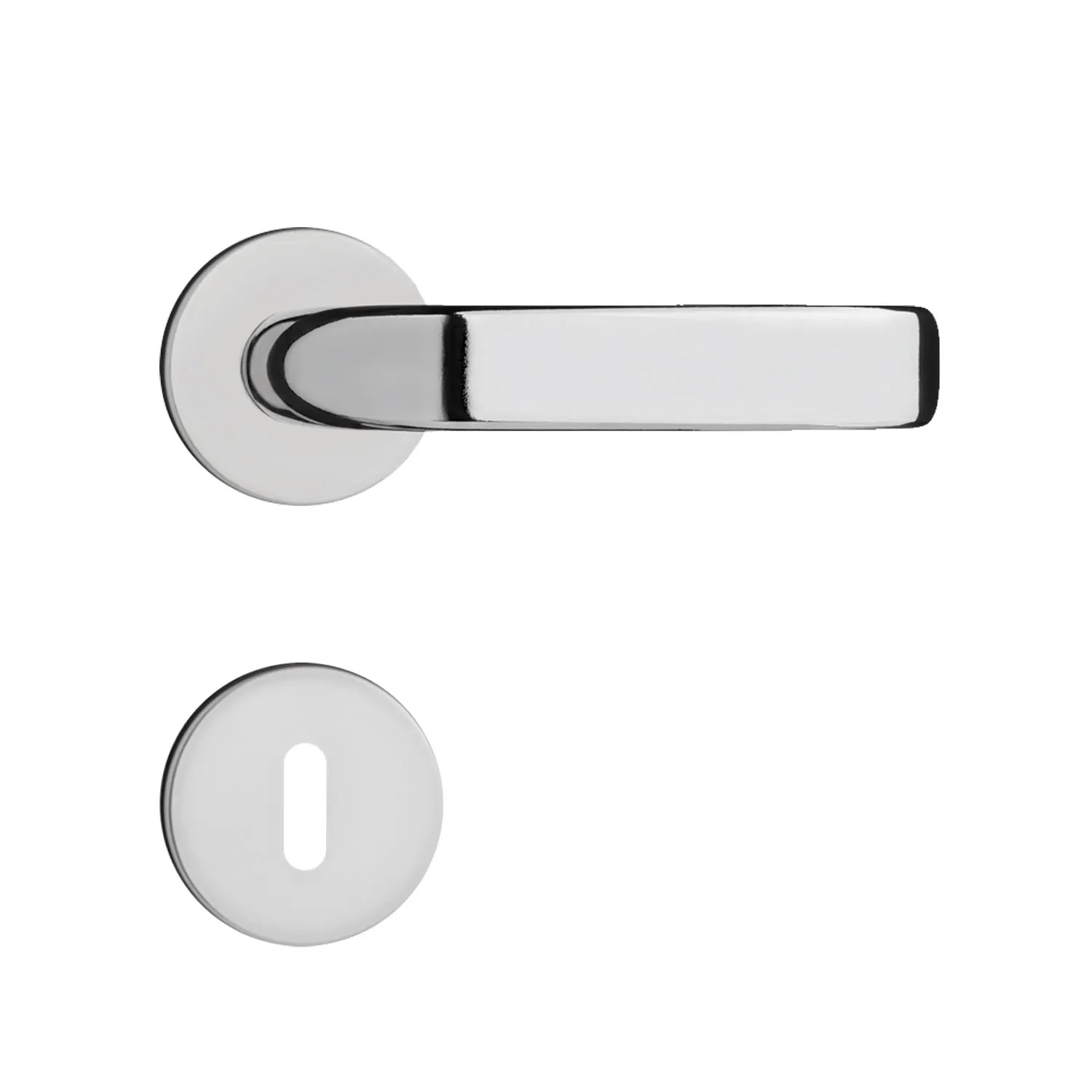 Fechadura de Porta Interna Pado Concept 40mm RR1 Cromada - 54023523