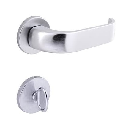 Fechadura de Porta para Banheiro Arouca Verona Una-Z 40mm Cromada ZCE