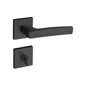 Fechadura de Porta para Banheiro Pado Acqua Star 55mm RQ2 Preta - 54024882