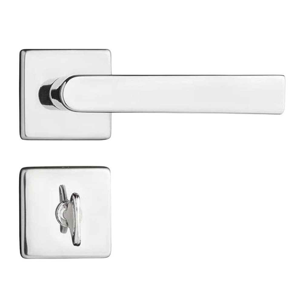 Fechadura de Porta para Banheiro Pado Concept 40mm RQ1 Cromado