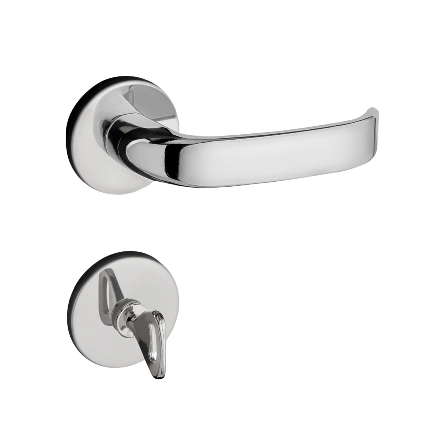 Fechadura de Porta para Banheiro Pado Concept 40mm RR1 Cromada - 54023511