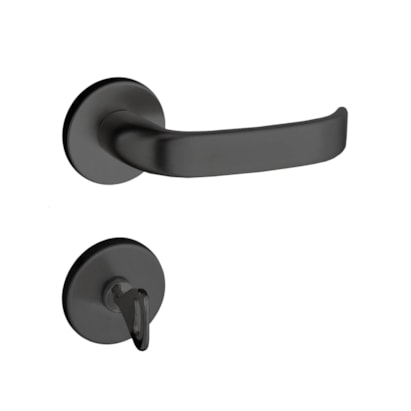 Fechadura de Porta para Banheiro Pado Concept 40mm RR1 Preta - 54023933