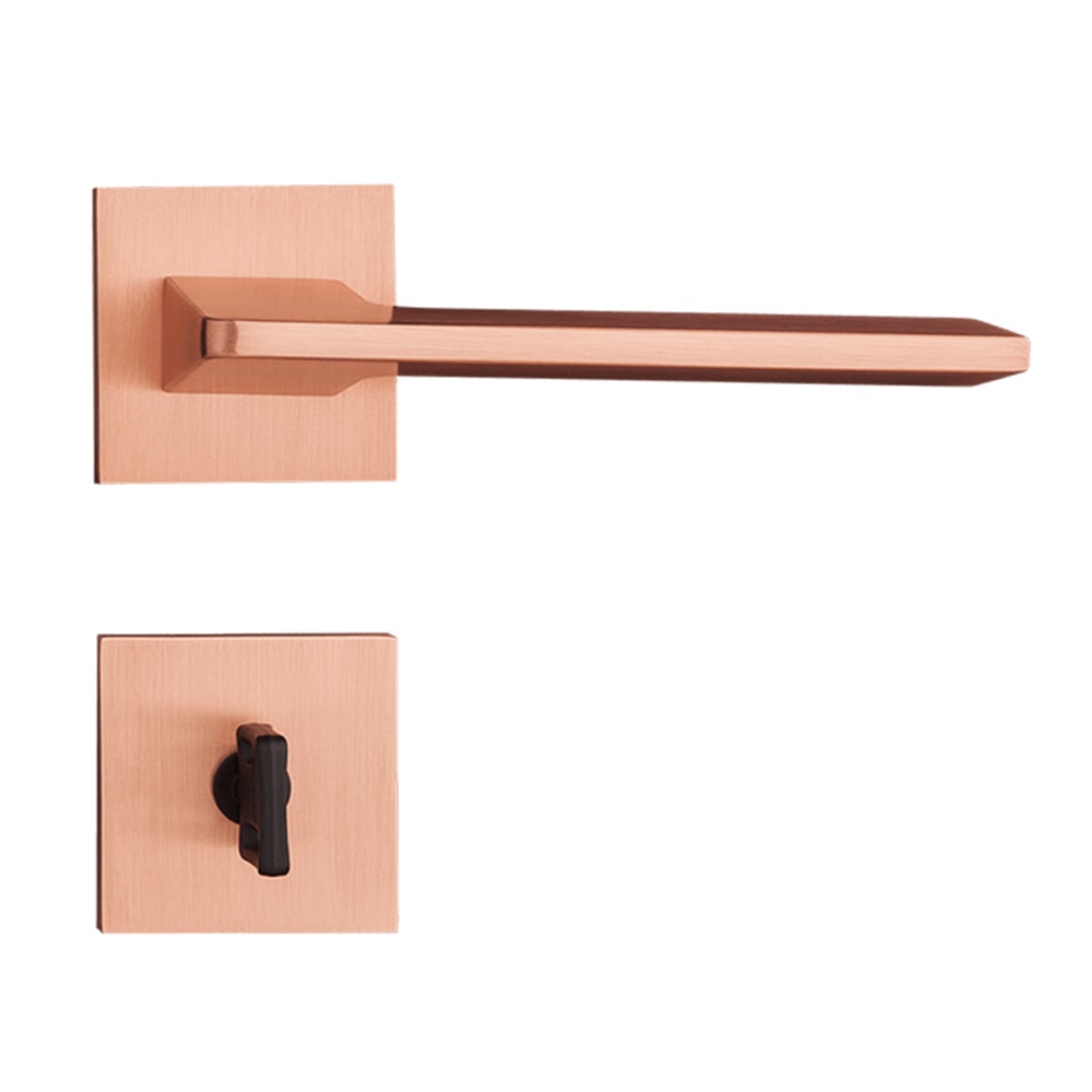 Fechadura de Porta para Banheiro Pado Sara 40mm RQ3 Rose - 54024047