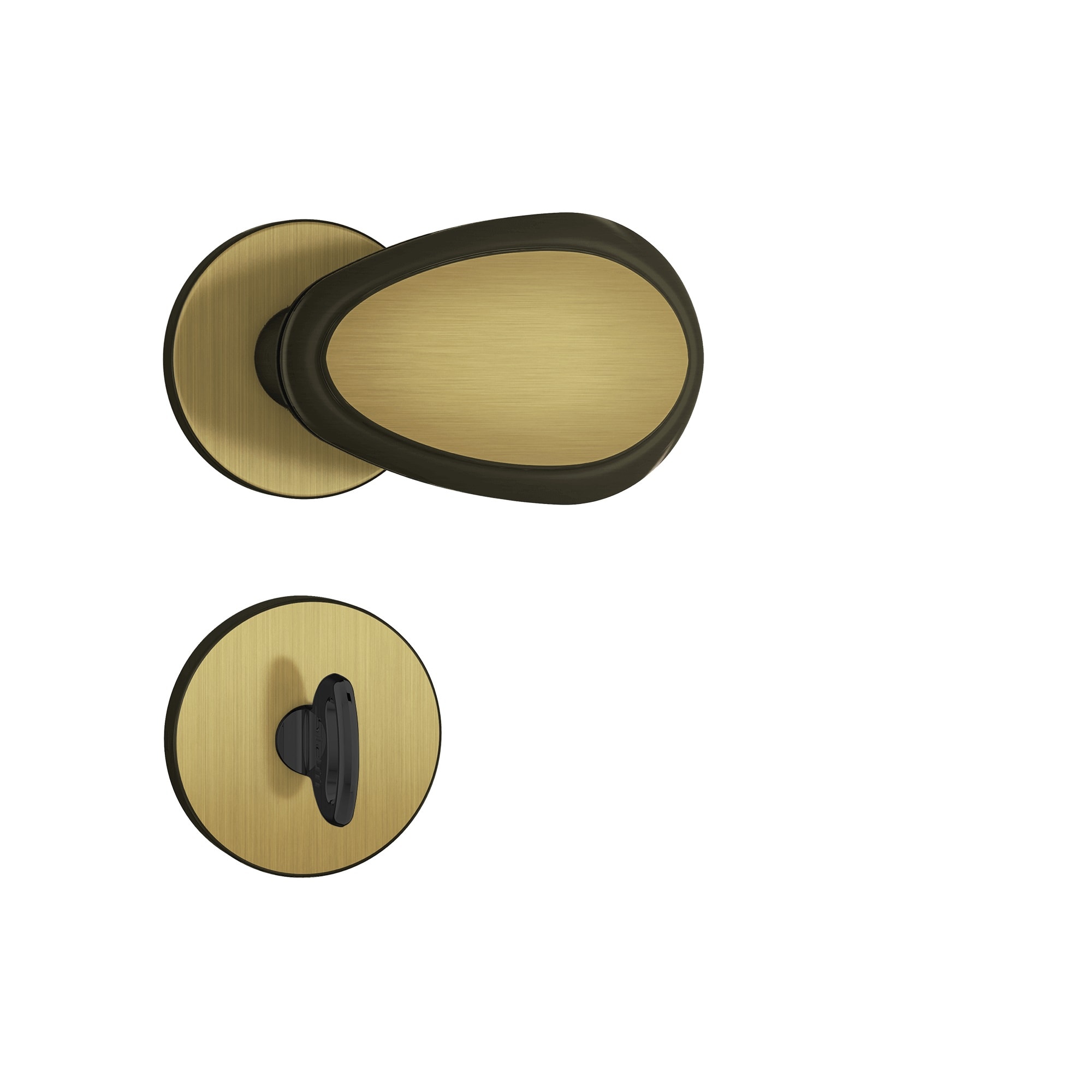 Fechadura de Porta para Banheiro Stam Fano 823/10 40mm Oxidado - 34994