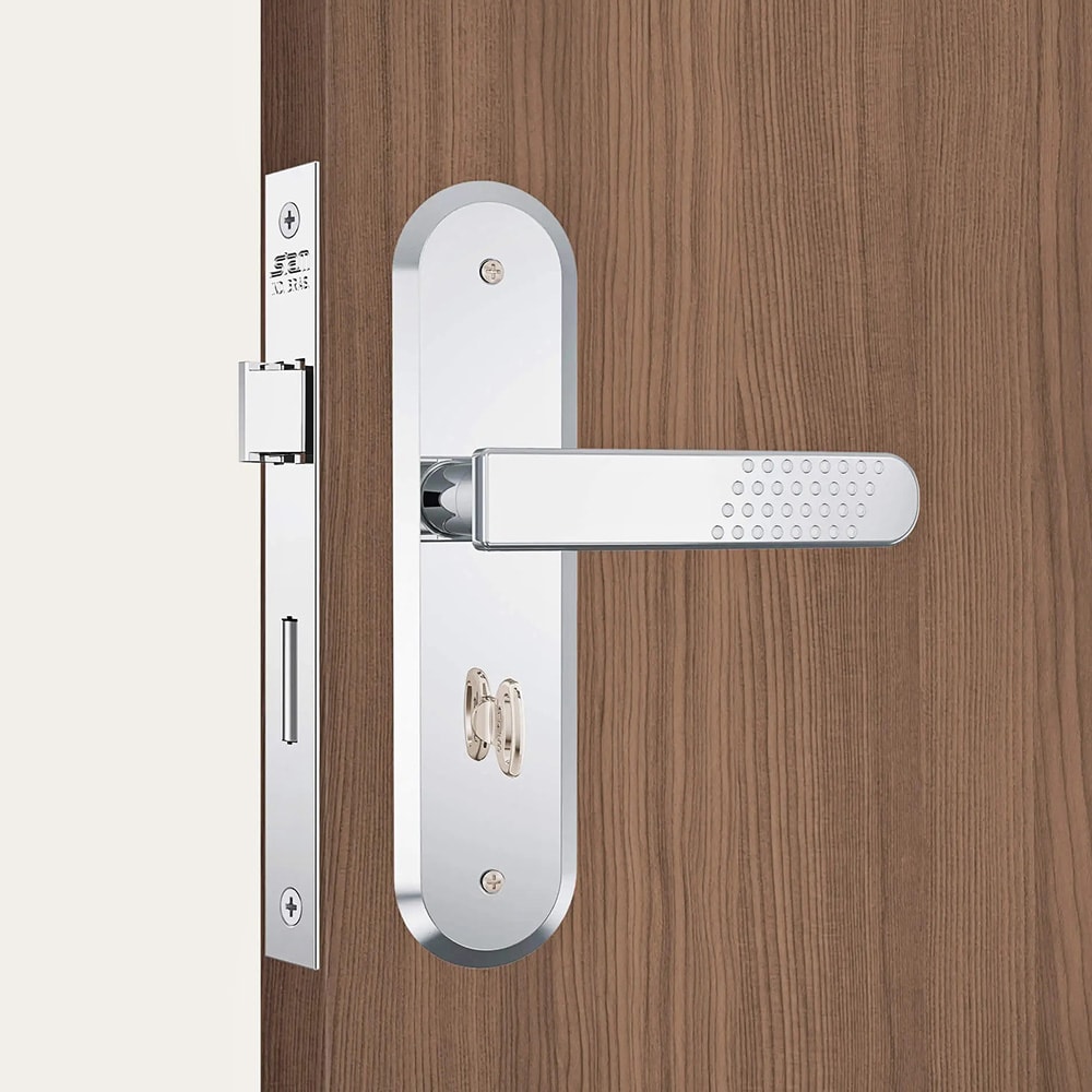 Fechadura de Porta para Banheiro Stam Novara 1820/21 40mm Inox - 11350