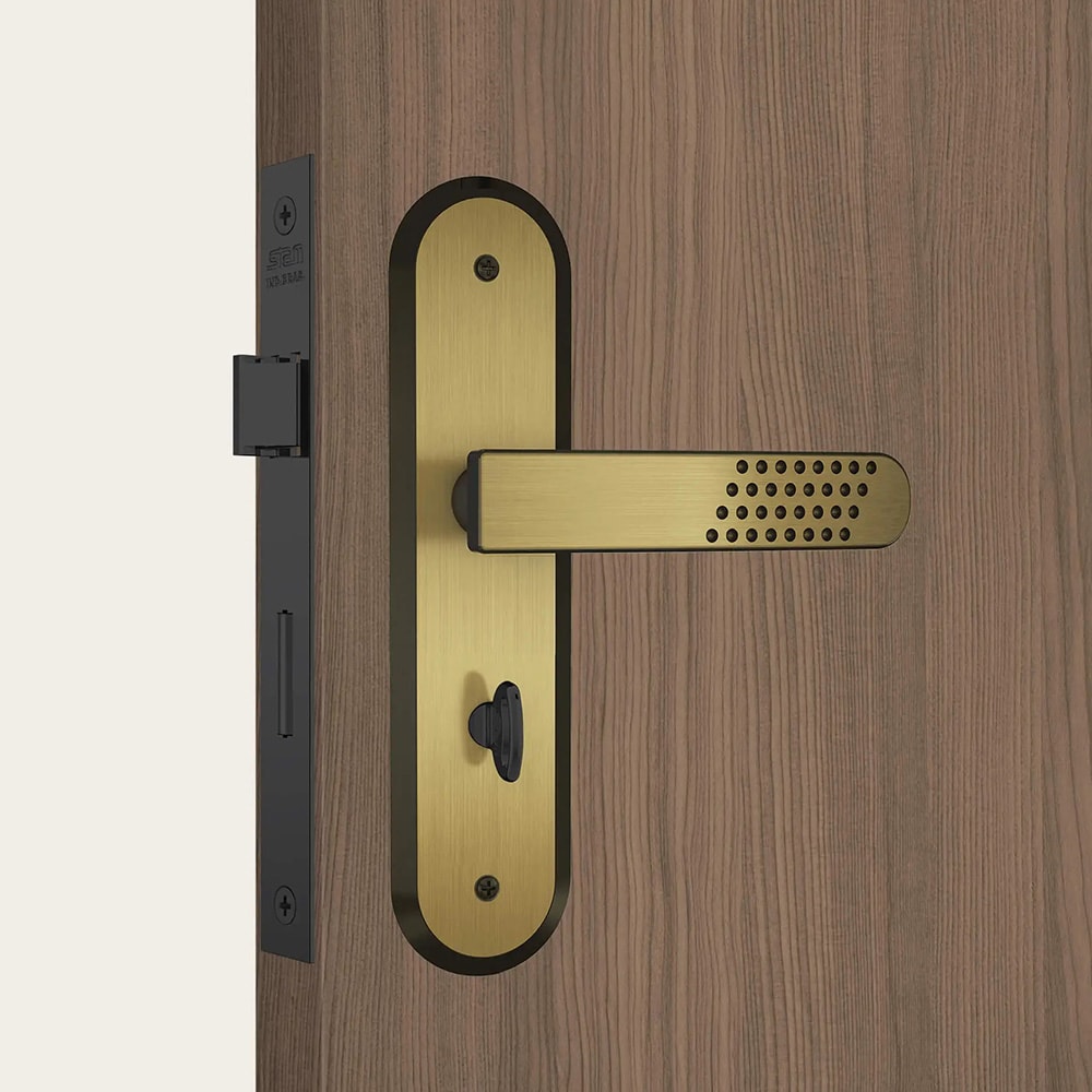 Fechadura de Porta para Banheiro Stam Novara 1820/21 40mm Oxidado - 11352