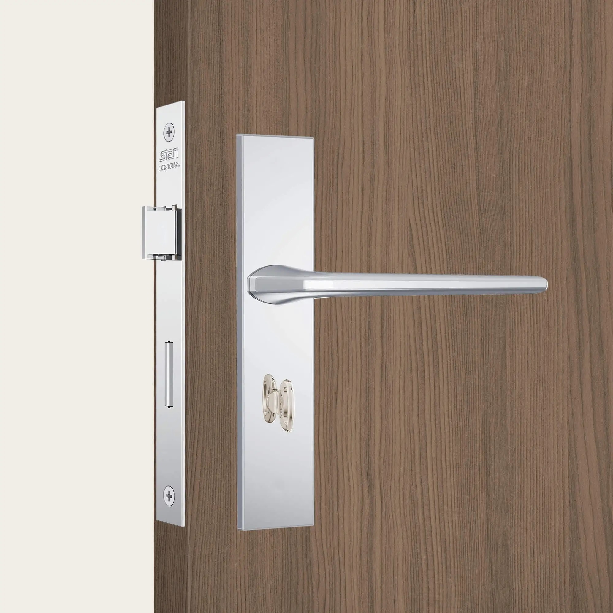 Fechadura de Porta para Banheiro Stam Padova 825/27 40mm Inox - 38206