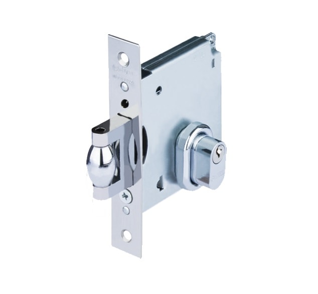 Fechadura para Porta 378 Externa Cromado 13026 - La Fonte