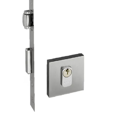 Fechadura Rolete Externa Pado Cromada Acetinada 453-40RE - 54021158