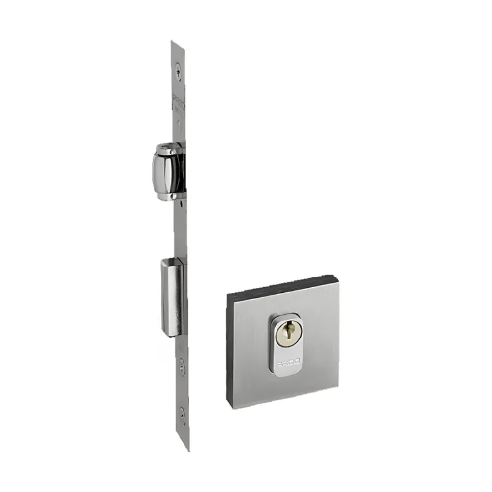 Fechadura Rolete Externa Pado Cromada Acetinada 453-40RE - 54021158