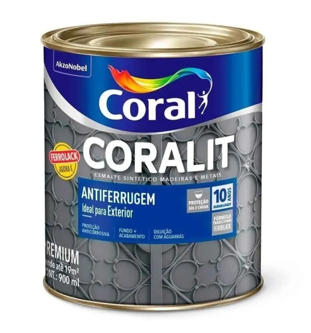 Ferrolack Ypiranga Cinza 0,9L