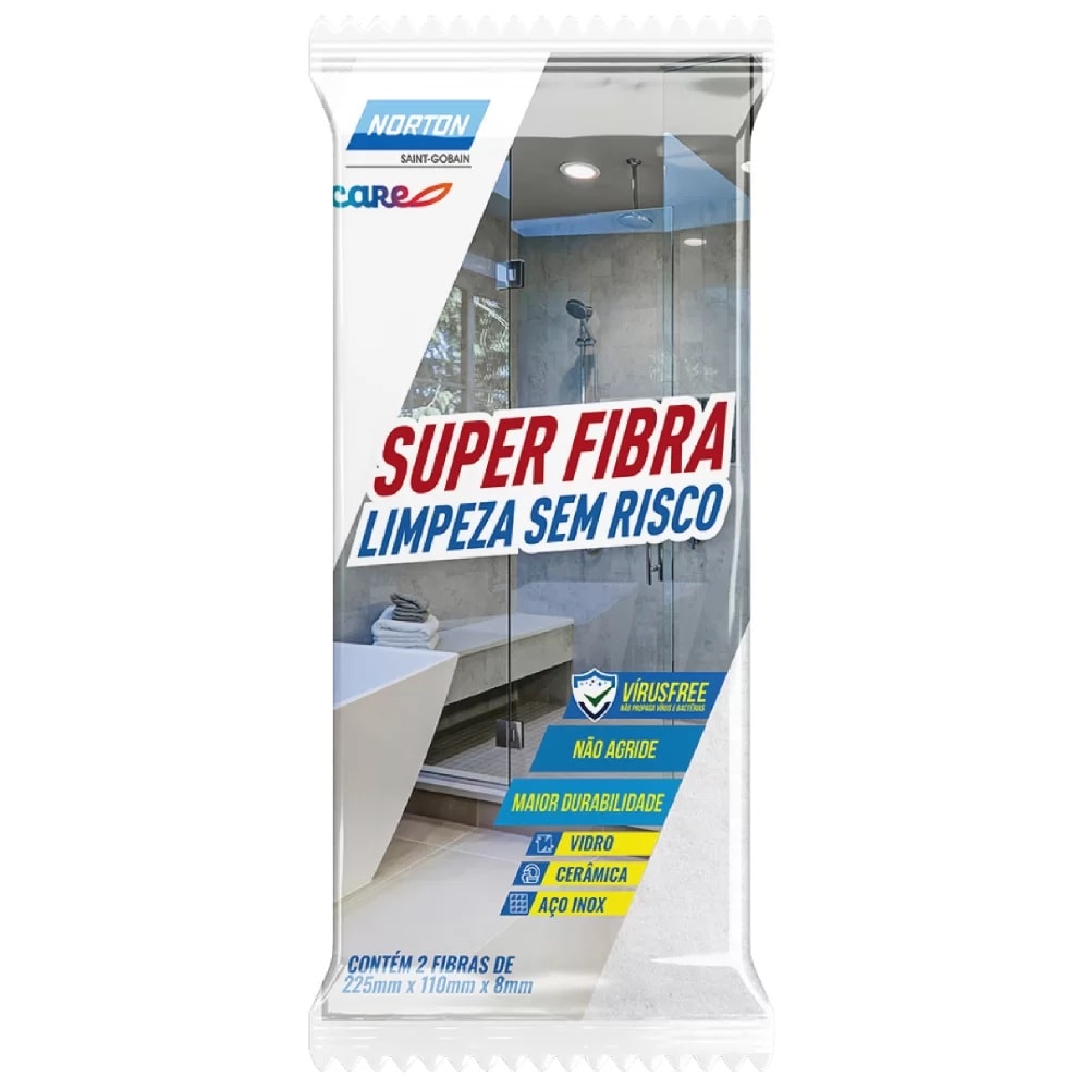 Fita Abrasiva Norton Limpeza sem Risco 22x11cm