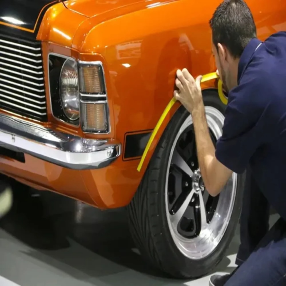 Fita Crepe Automotiva Norton Reparo e Restauração 48mmX40M Amarela - 66261164287