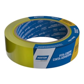 Fita Crepe Automotiva Norton Reparo e Restauração 48mmX40M Amarela - 66261164287
