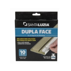 Fita Dupla Face 10m 12mm Santa Luzia Branca - 28201
