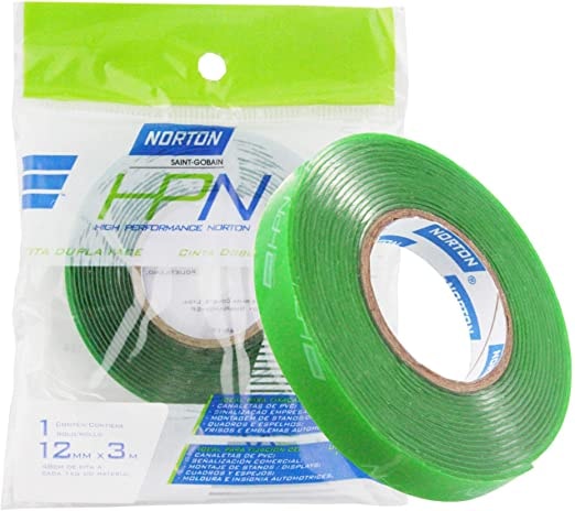 Fita Dupla Face Norton HPN 12mmx3M Transparente