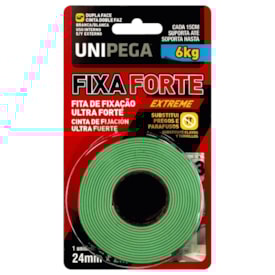 Fita Dupla Face Unipega Fixa Forte Extreme 24mm X 2m - 0535.0002