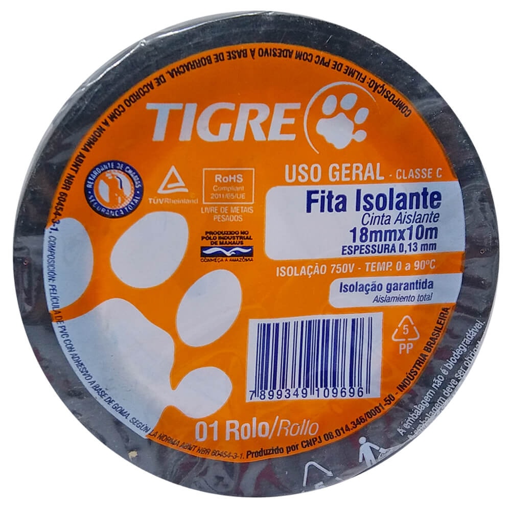 Fita Isolante 10M Tigre