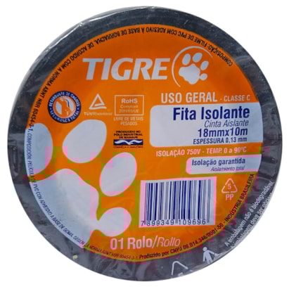 Fita Isolante 10M Tigre