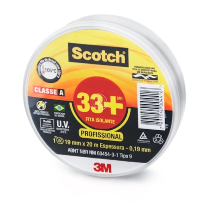 Fita Isolante 3m Scoth 33+ 19mmx20m