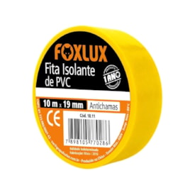 Fita Isolante Foxlux 10m Amarela