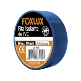 Fita Isolante Foxlux 10m Azul