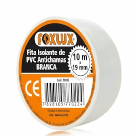 Fita Isolante Foxlux 10m Branca