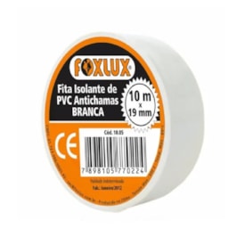 Fita Isolante Foxlux 10m Branca