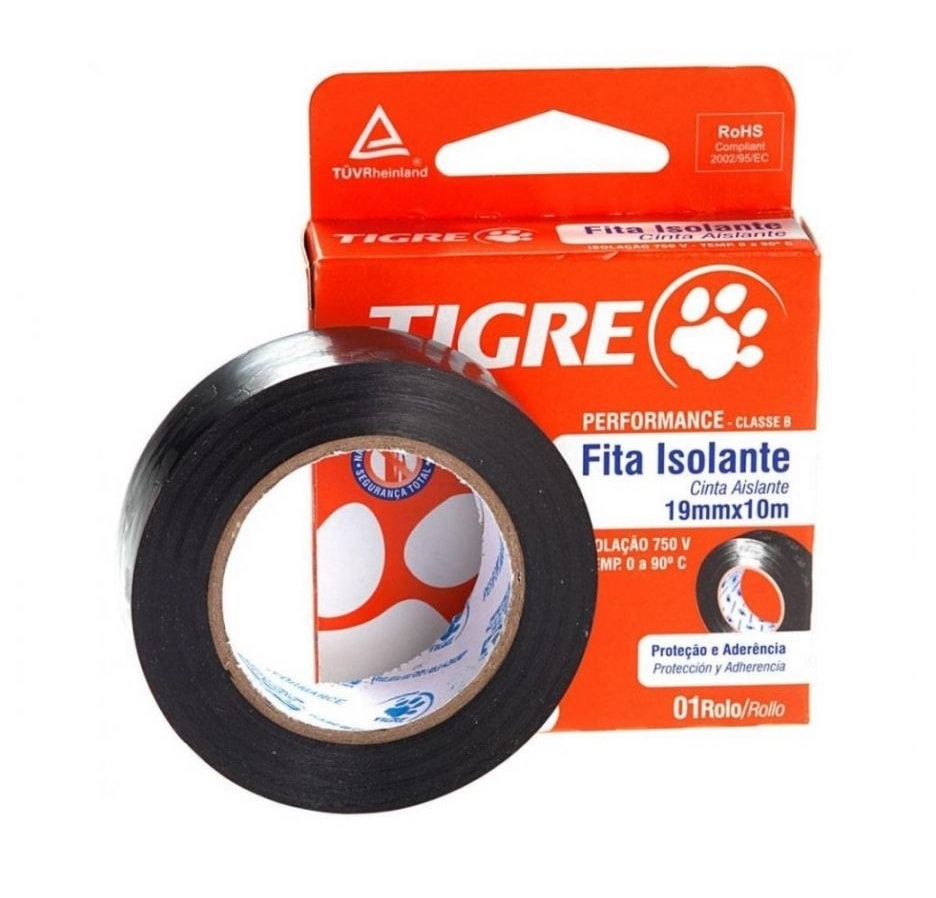 Fita Isolante Tigre Performance 10 Metros - 54502451