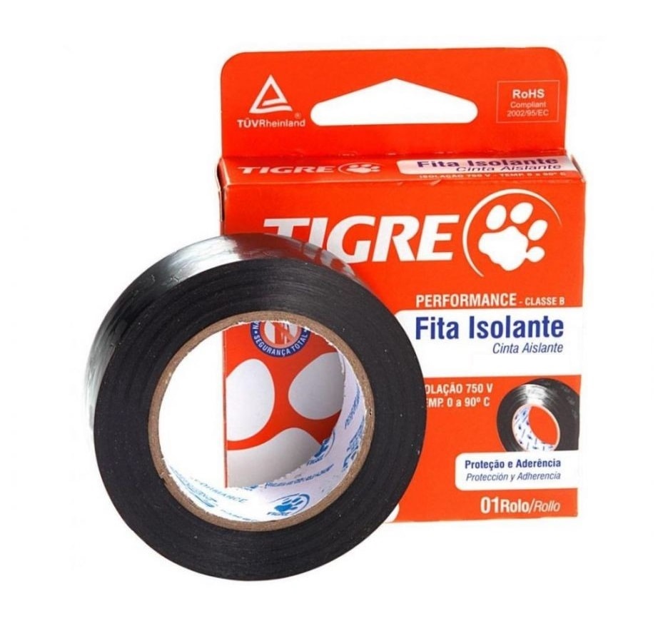 Fita Isolante Tigre Performance 20 Metros - 54502559
