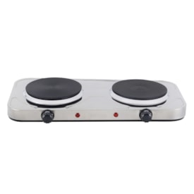 Fogão Elétrico de Mesa 2 Bocas Agratto Inox 2000W 127V - FM-01