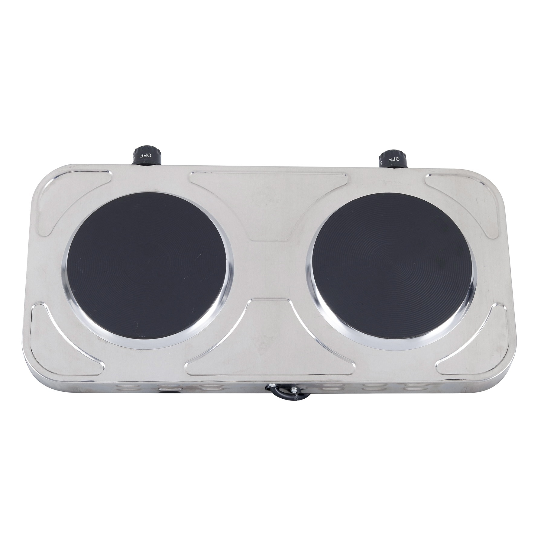 Fogão Elétrico de Mesa 2 Bocas Agratto Inox 2000W 127V - FM-01