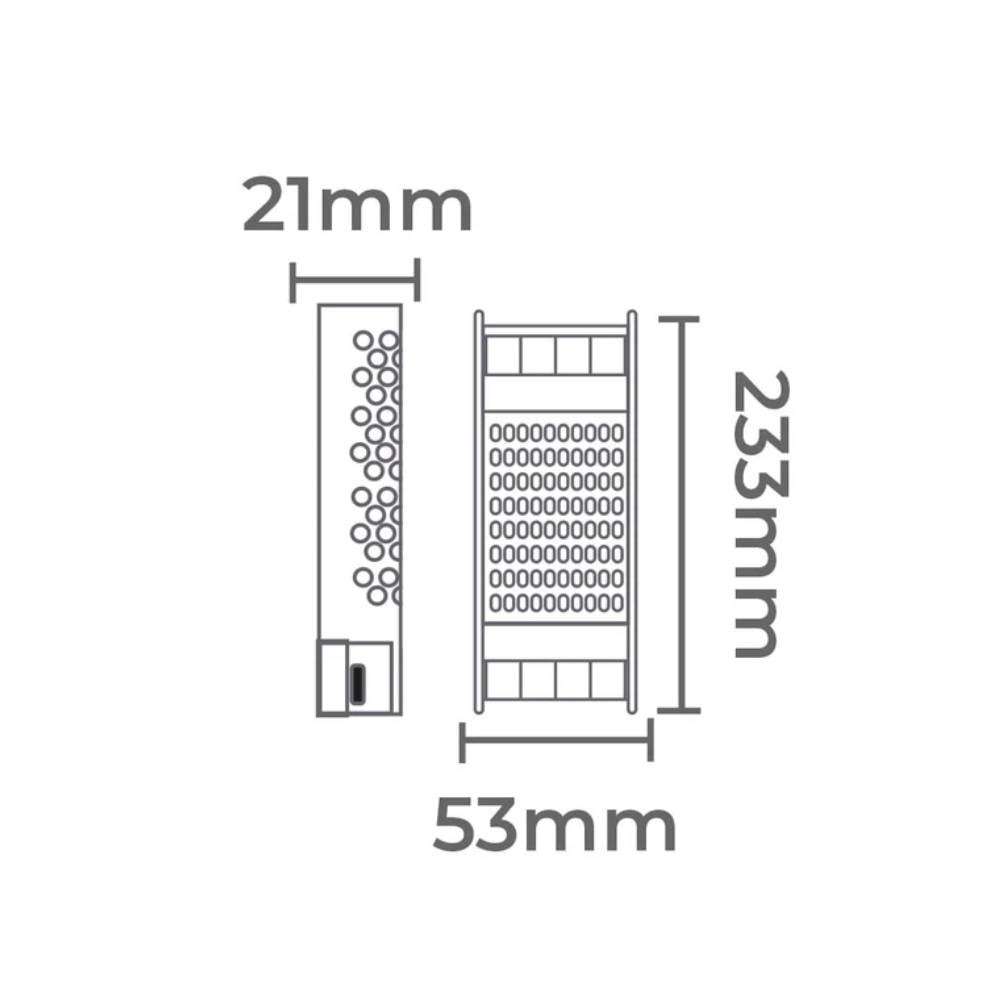Fonte Driver Chaveada Nordecor Slim 12V 120W Bivolt