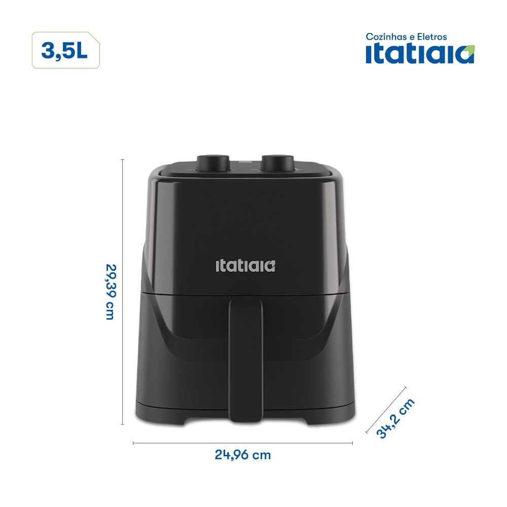 Fritadeira Air Fryer Itatiaia 3,5 Litros 127V - AFITA1035A
