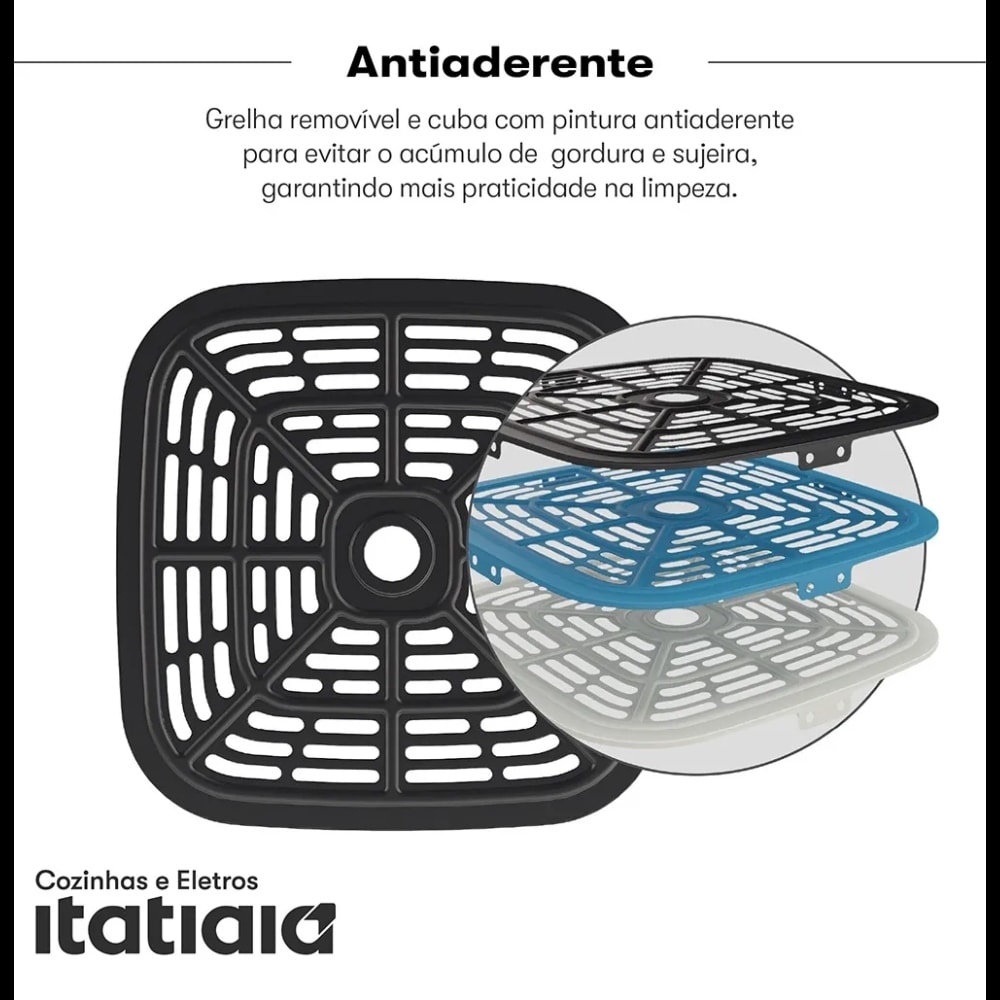 Fritadeira Air Fryer Itatiaia 3,5 Litros 127V - AFITA1035A