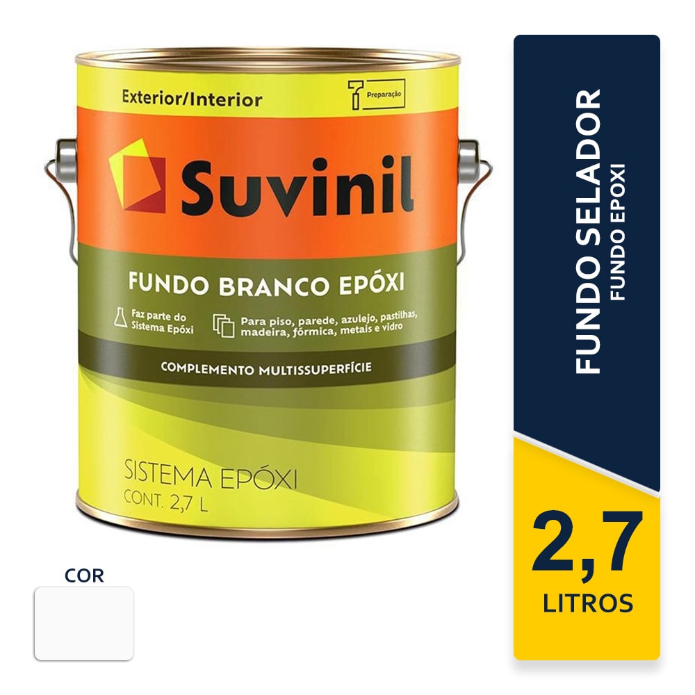 Fundo Epóxi Branco Suvinil 2,7L