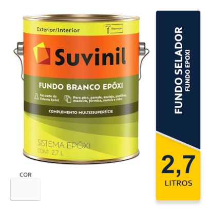 Fundo Epóxi Branco Suvinil 2,7L