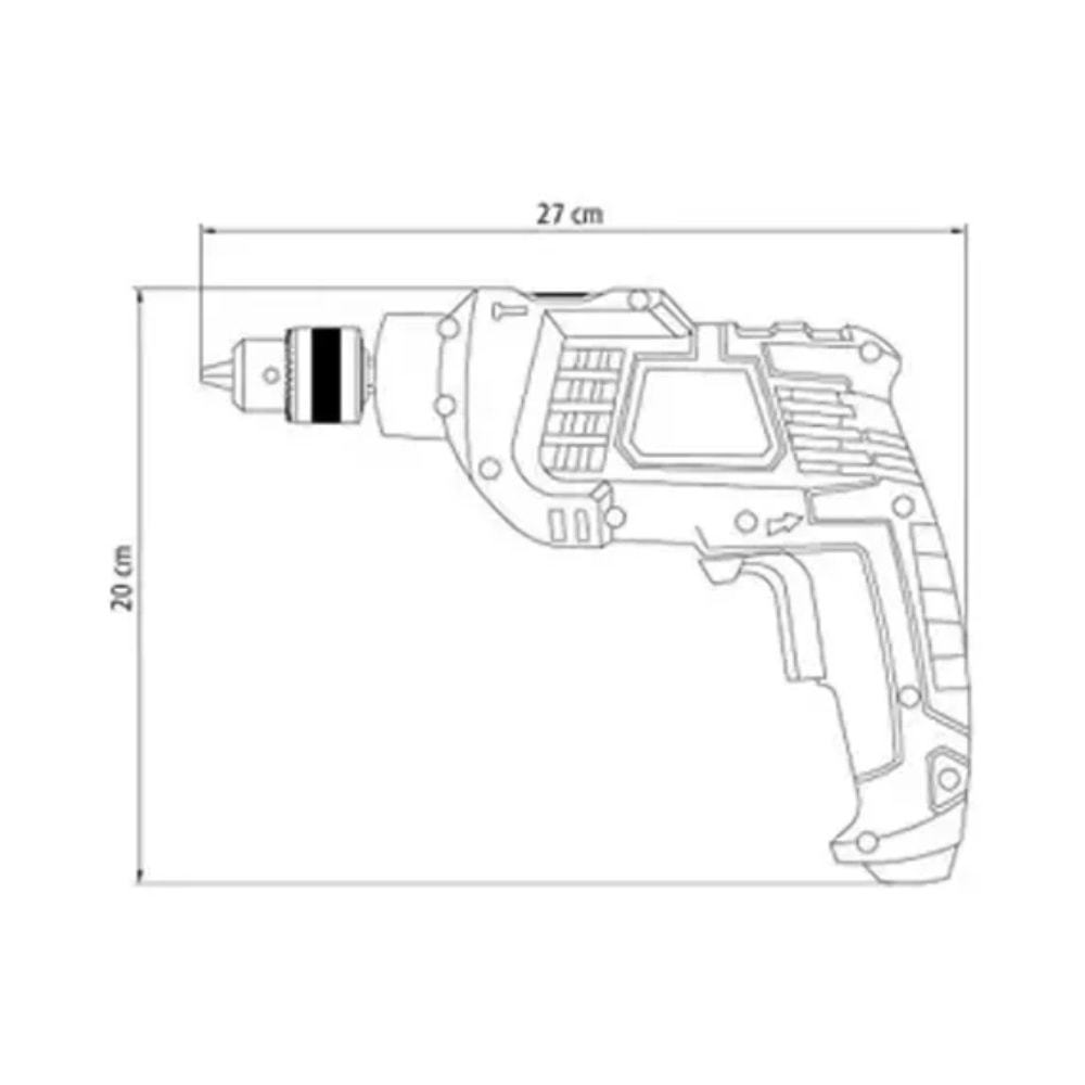 Furadeira de Impacto Tramontina 3/8 127V 42362/210