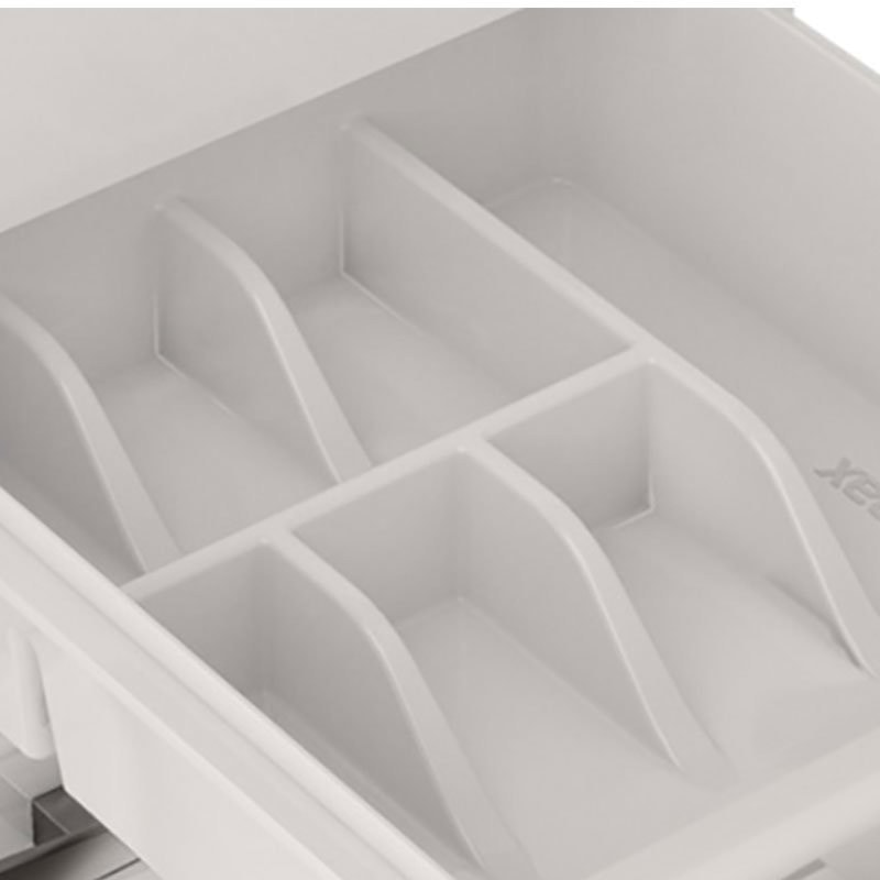 Gabinete de Cozinha em Aço Cozimax Gaia Flat 3 Portas 3 Gavetas 200cm Branco - 87604
