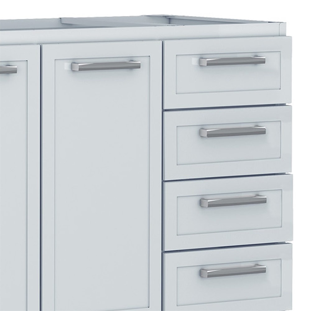 Gabinete de Cozinha em Aço para pia 180cm Cozimax Apolo Branco - 89595