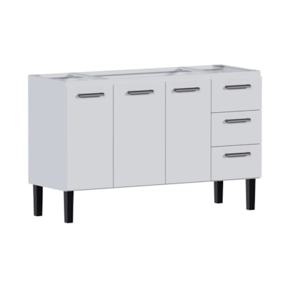 Gabinete de Cozinha em Aço Vênus Cozimax 150cm Branco - 103623