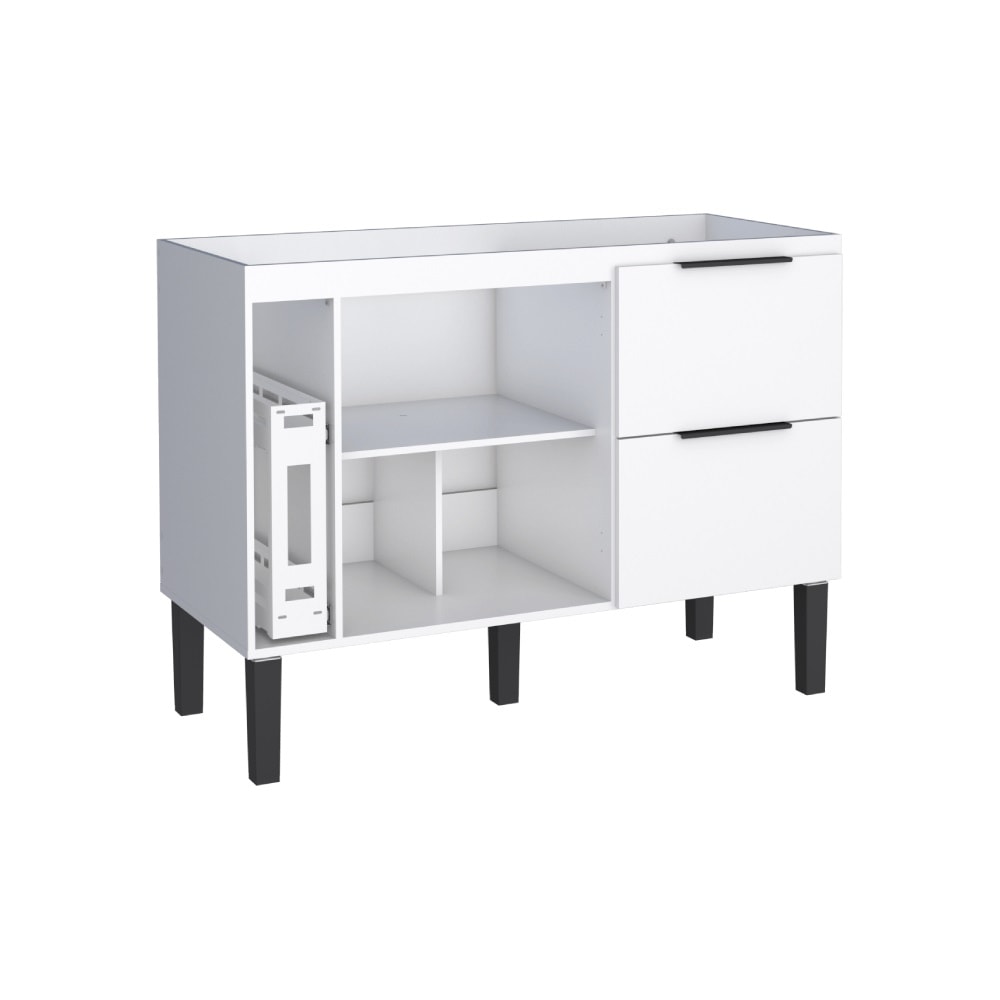 Gabinete de Cozinha em MDF para pia 120cm Cozimax Cisne Branco - 100377