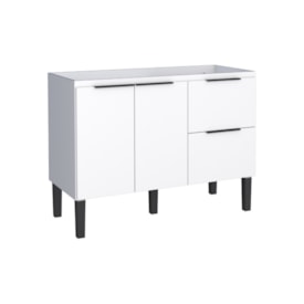 Gabinete de Cozinha em MDF para pia 120cm Cozimax Cisne Branco - 100377