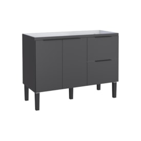 Gabinete de Cozinha em MDF para pia 120cm Cozimax Cisne Preto - 100379