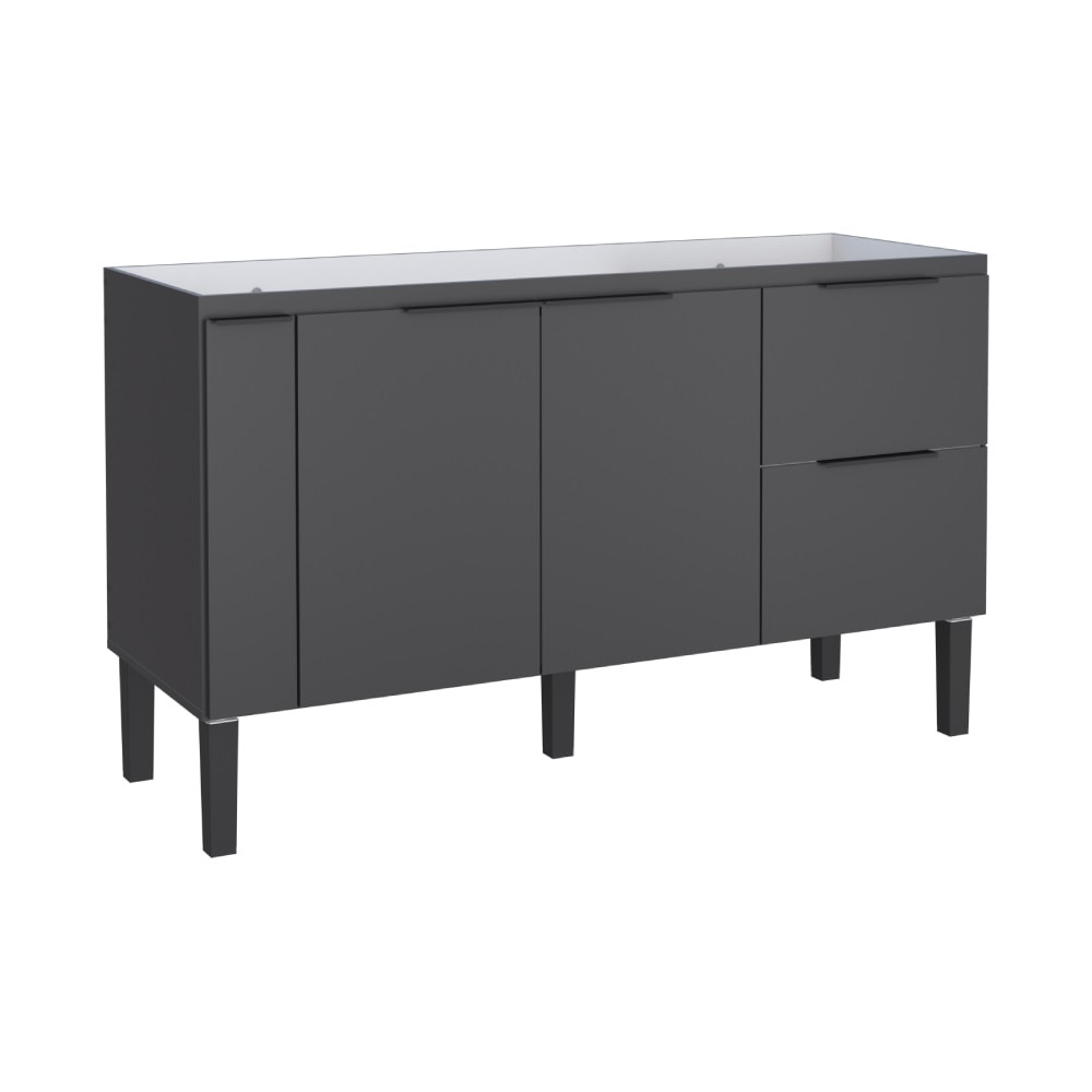 Gabinete de Cozinha em MDF para pia 150cm Cozimax Cisne Preto - 100385