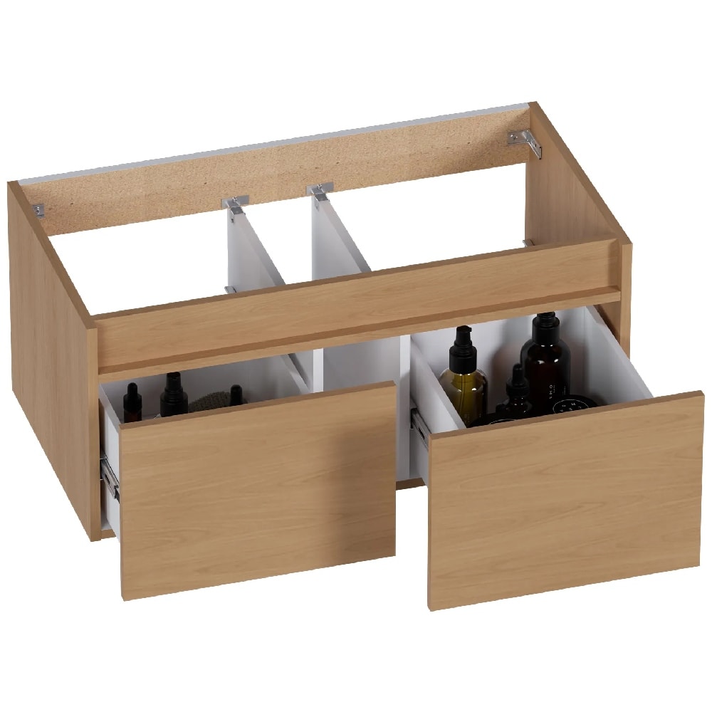 Gabinete para Banheiro em Madeira Cozimax Goya Jequitibá 80cm - 103838